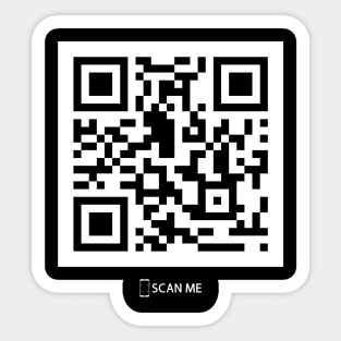 I Just Need To Be Dramatic QR Sticker